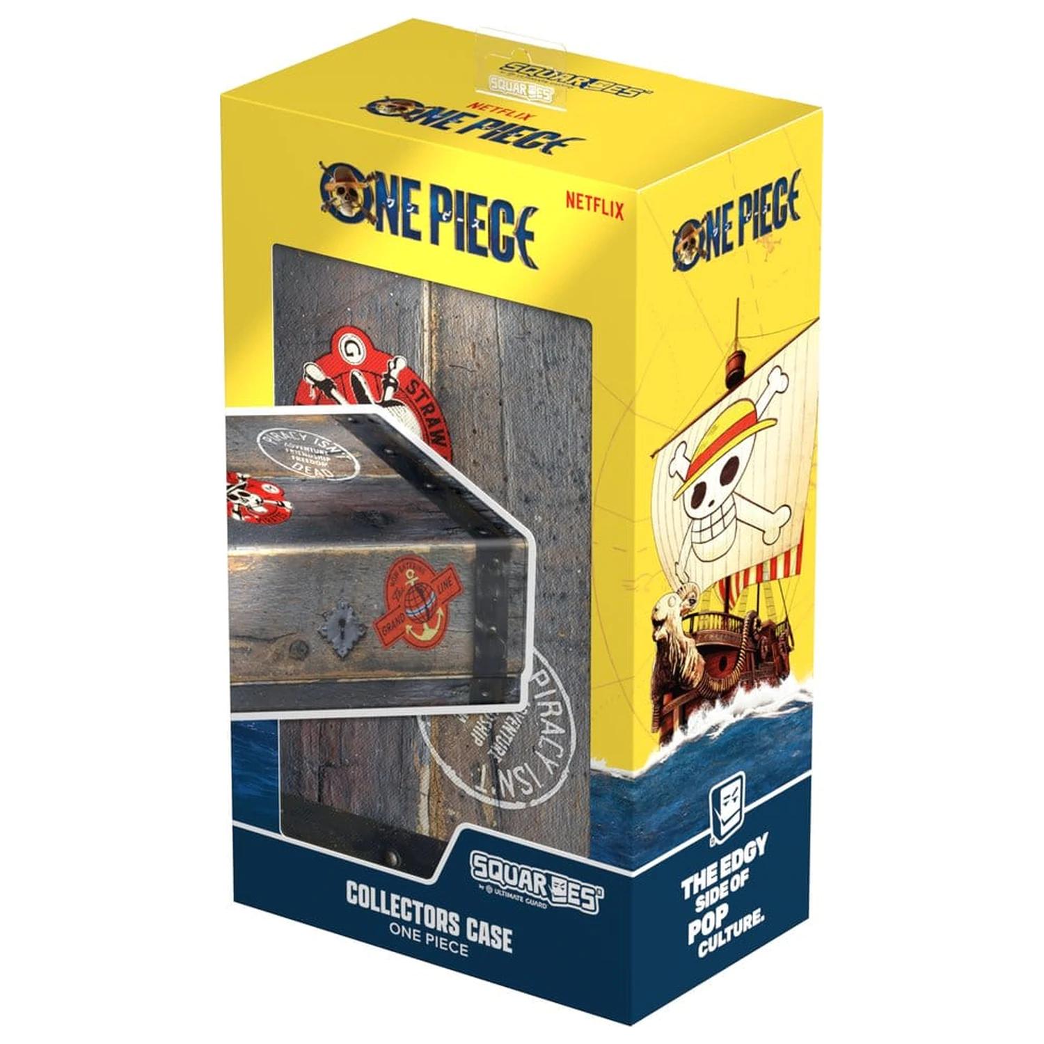 Squaroes Collectors Case 800 ONE PIECE - Lesena skrinja fotografija izdelka