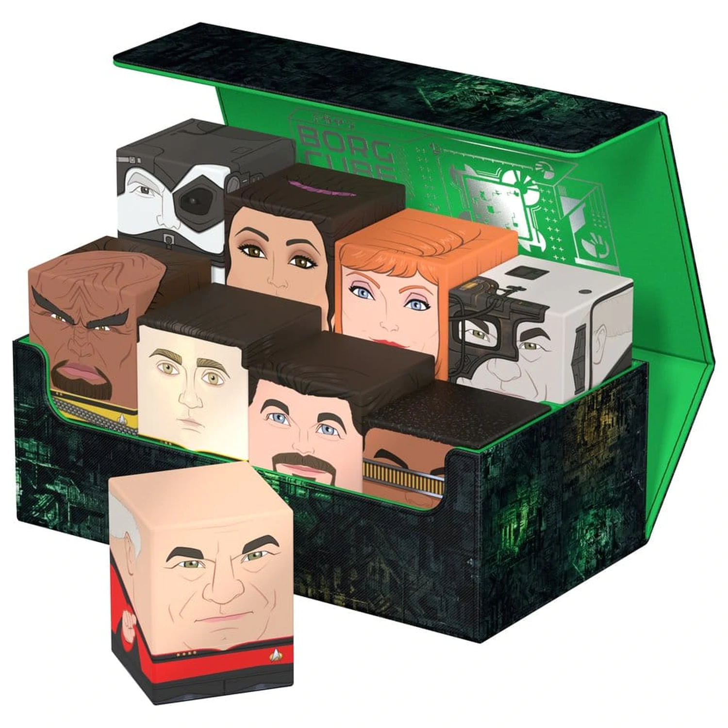 Squaroes Zbirateljski kovček 800 Star Trek: The Next Generation - Borg Cube fotografija izdelka
