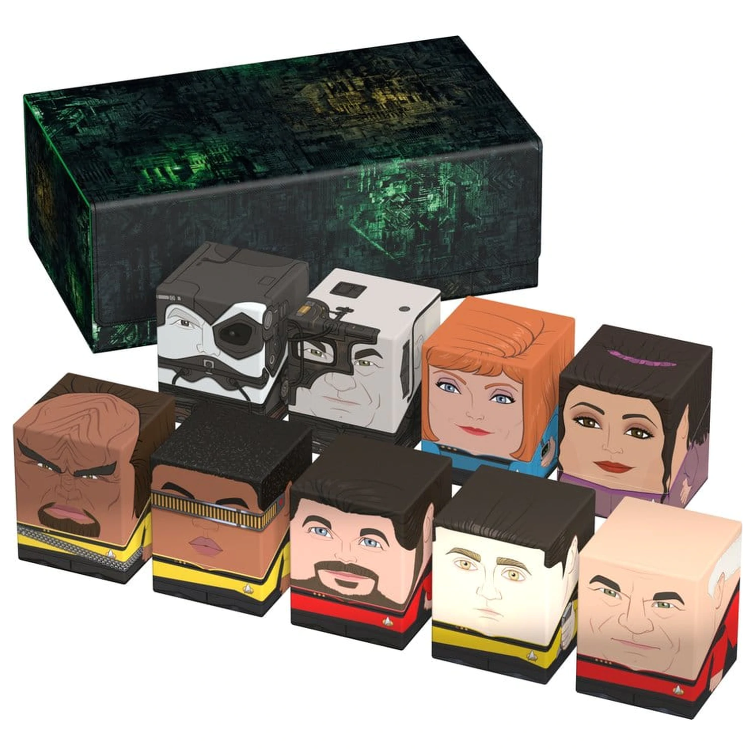 Squaroes Zbirateljski kovček 800 Star Trek: The Next Generation - Borg Cube fotografija izdelka