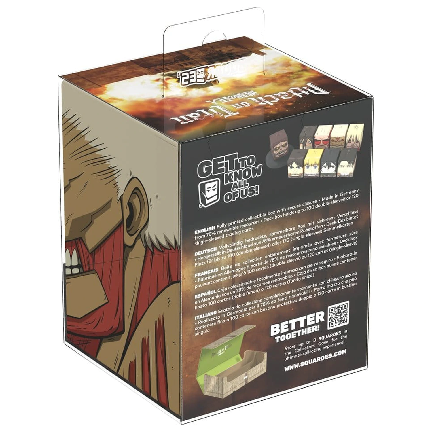 Squaroes Squaroe Attack on Titan AOT007 - Armored Titan fotografija izdelka