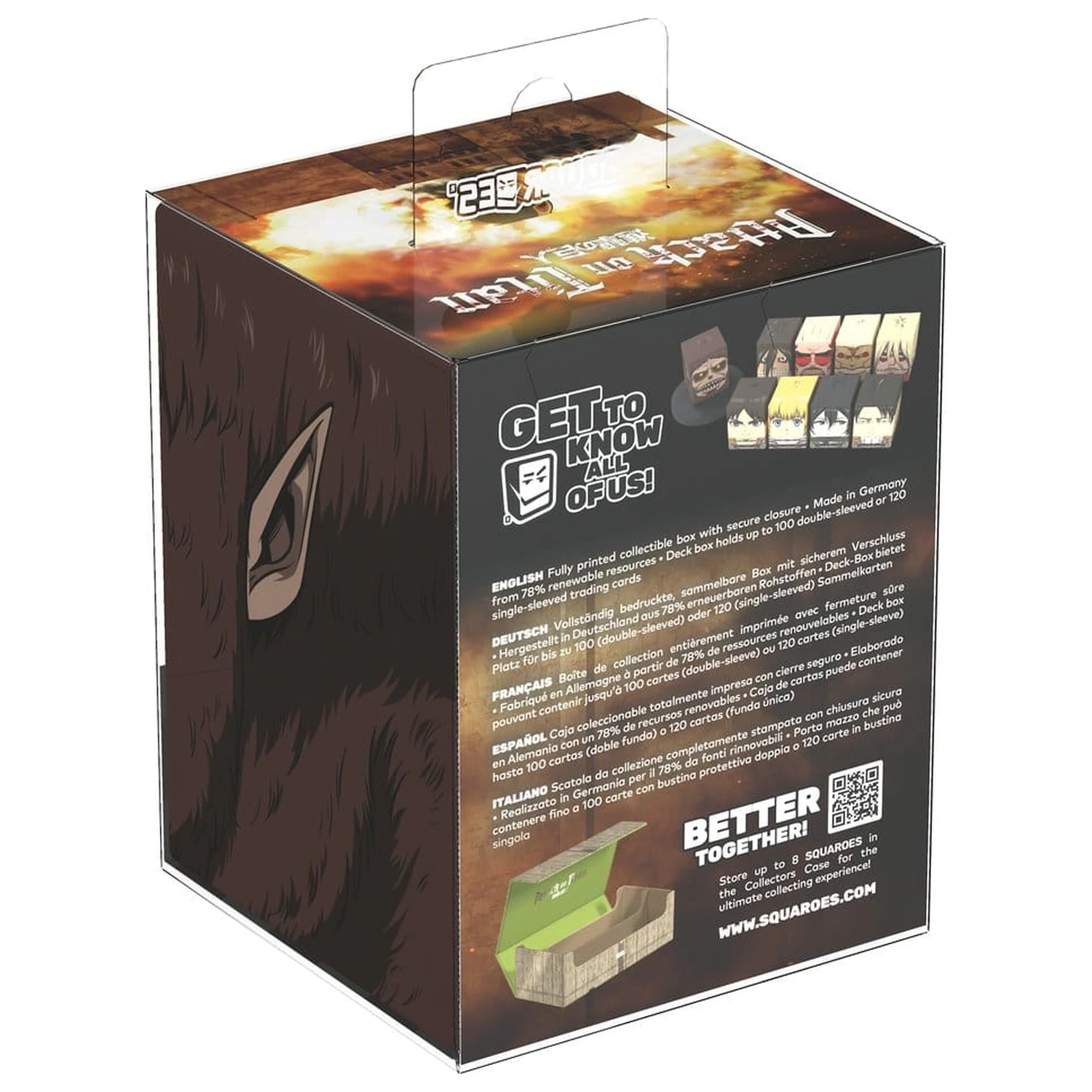 Squaroes Squaroe Attack on Titan AOT009 - Beast Titan fotografija izdelka