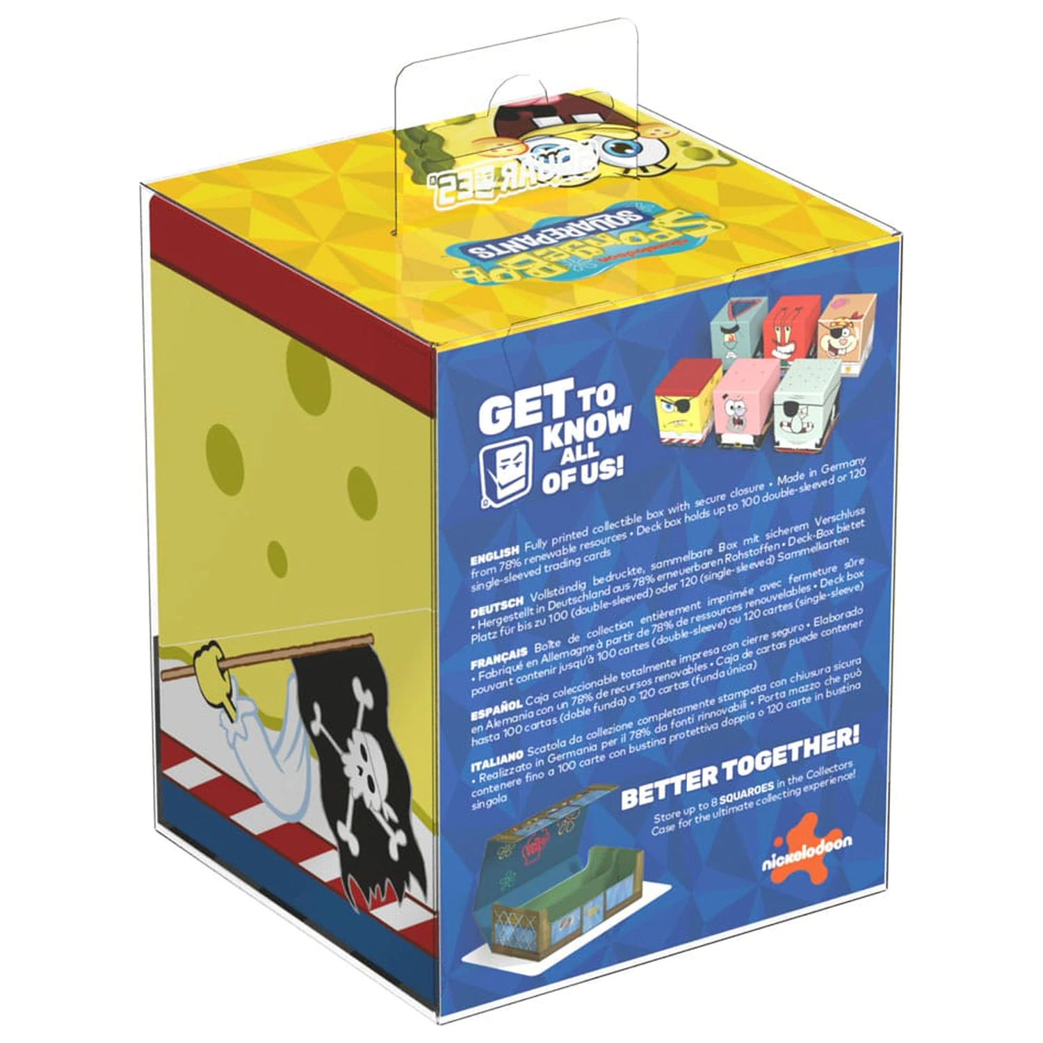 Squaroes Squaroe Gobica Bob SquarePants™ SB015 - Pirat Spongebob fotografija izdelka