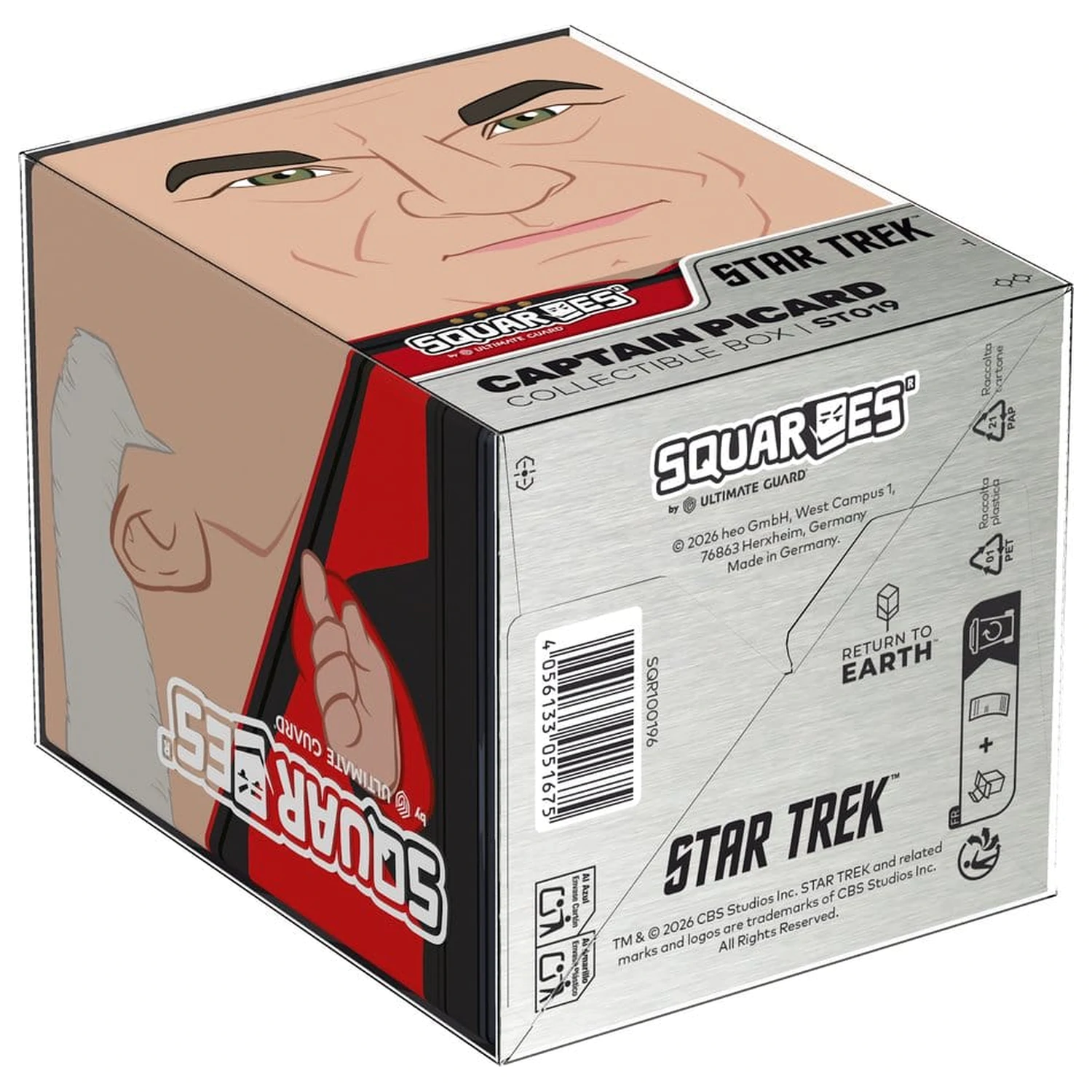 Squaroes Squaroe Star Trek: The Next Generation ST019 - Captain Picard fotografija izdelka