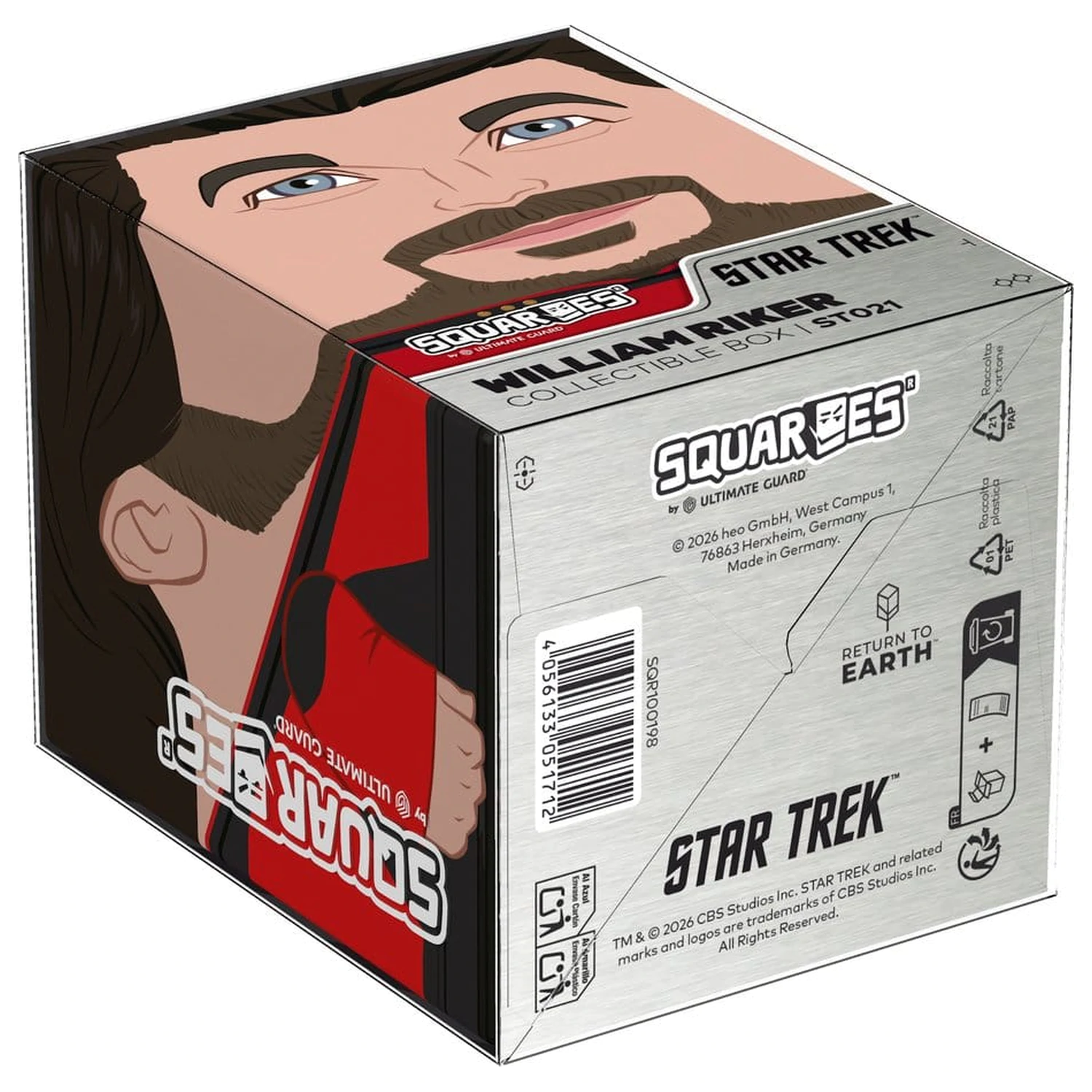 Squaroes Squaroe Star Trek: The Next Generation ST021 - William Riker fotografija izdelka