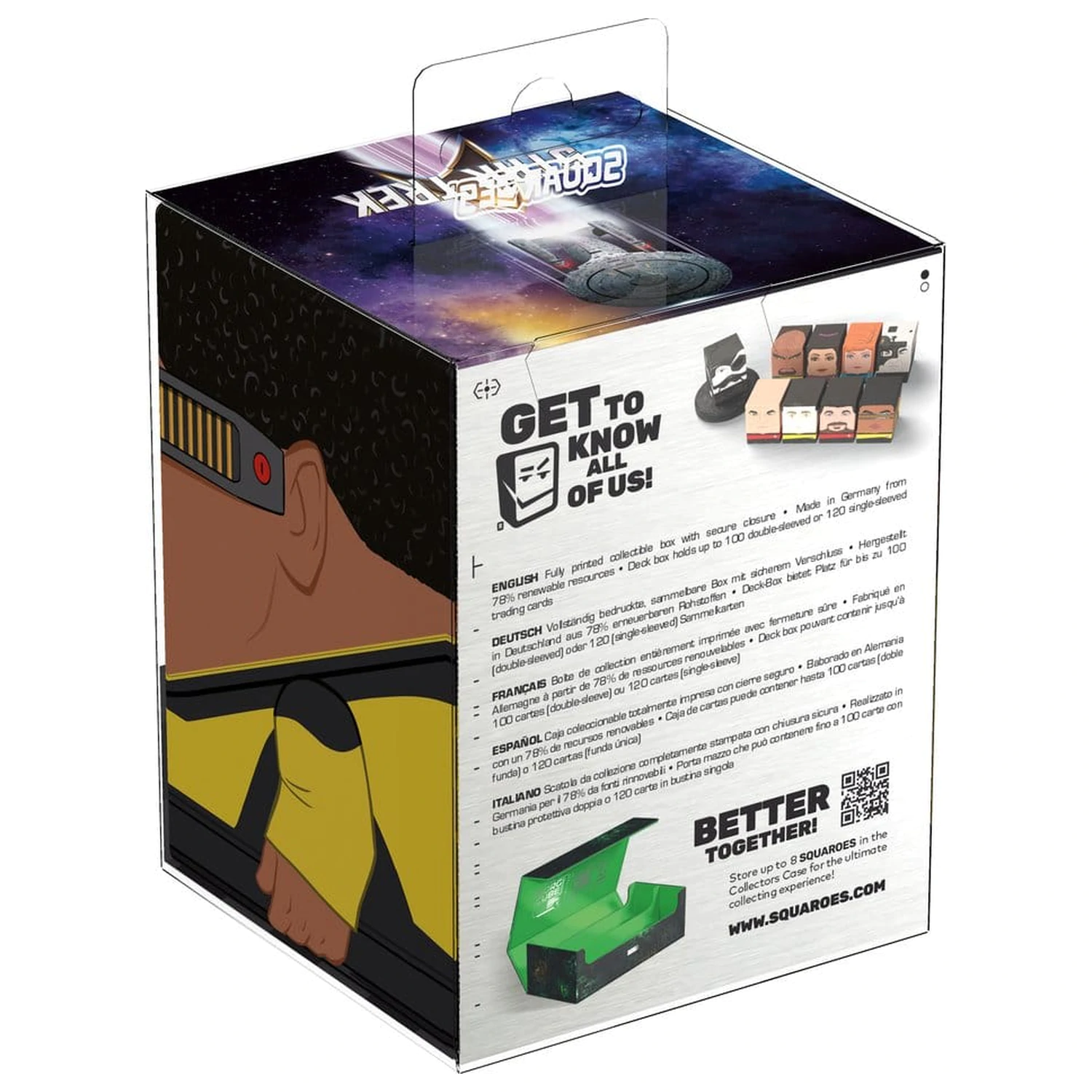 Squaroes Squaroe Star Trek: The Next Generation ST022 - Geordi La Forge fotografija izdelka