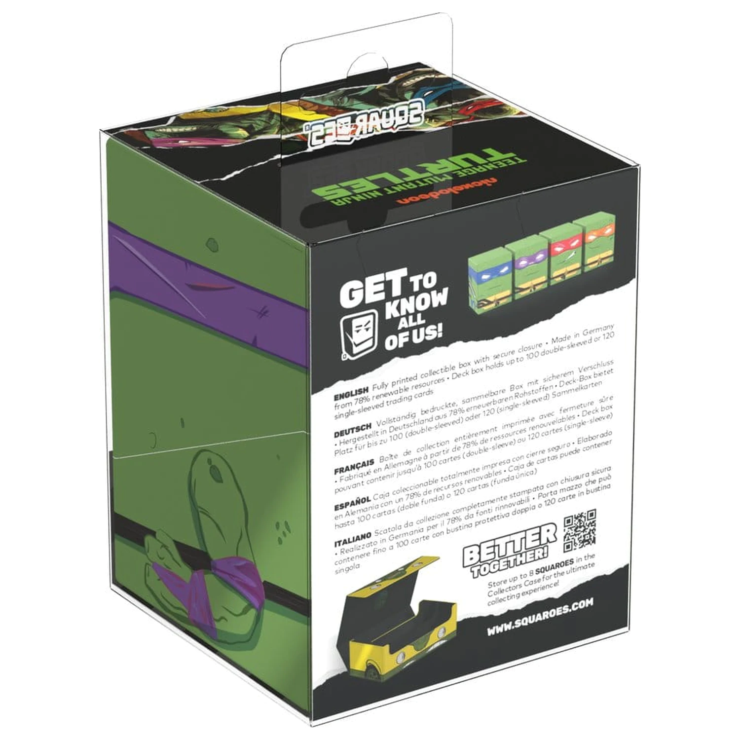 Squaroes Squaroe Teenage Mutant Ninja Turtles™ NT015 – Action Mode Donatello akciona figura fotografija izdelka
