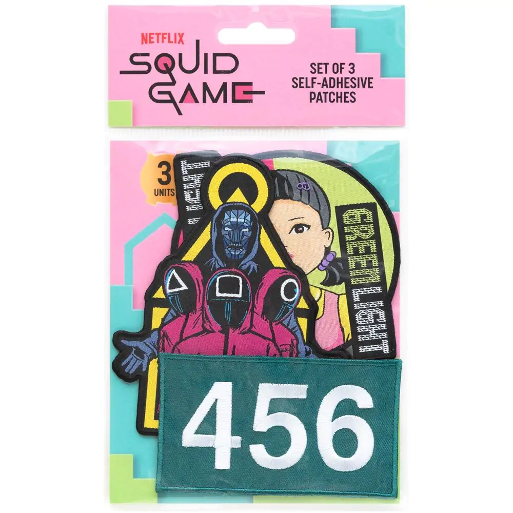 Squid Game 3-delni komplet našitkov fotografija izdelka