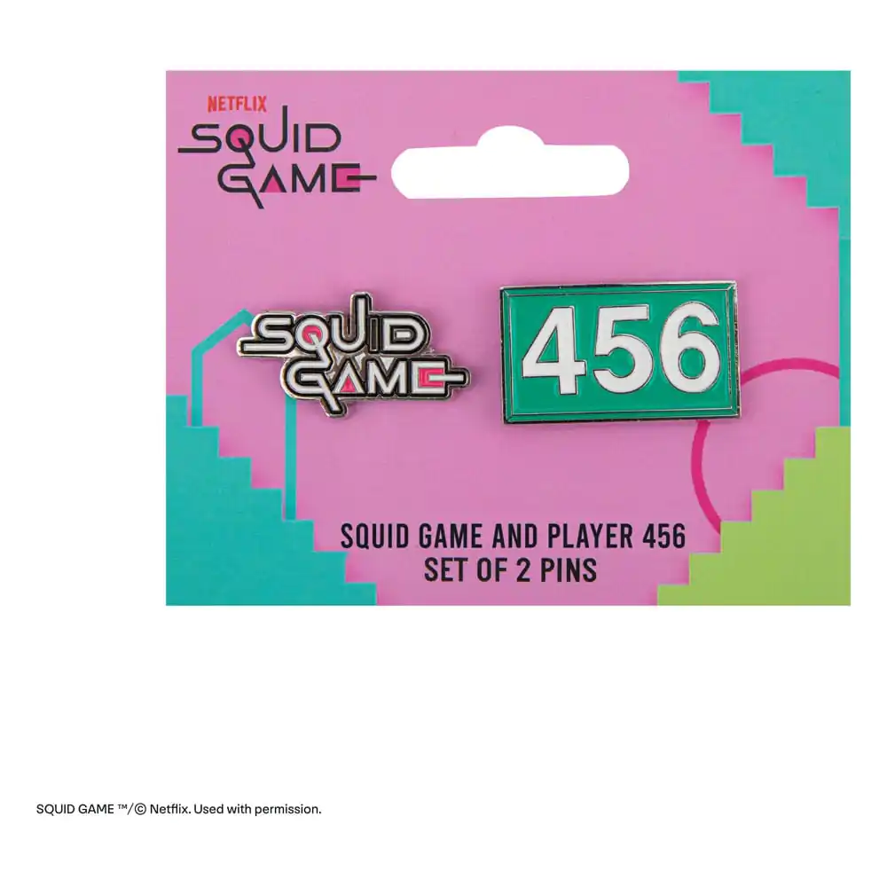 Squid Game Pins 2-Pack Squid Game & Player 456 - komplet z dvema priponkama fotografija izdelka