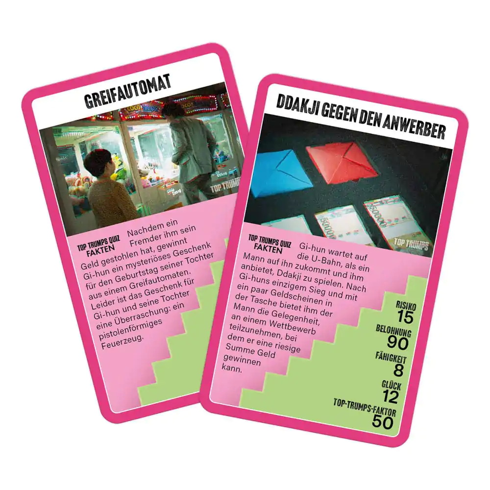Squid Game Card Game Top Trumps Collectables *German Version* - zbirateljske karte fotografija izdelka