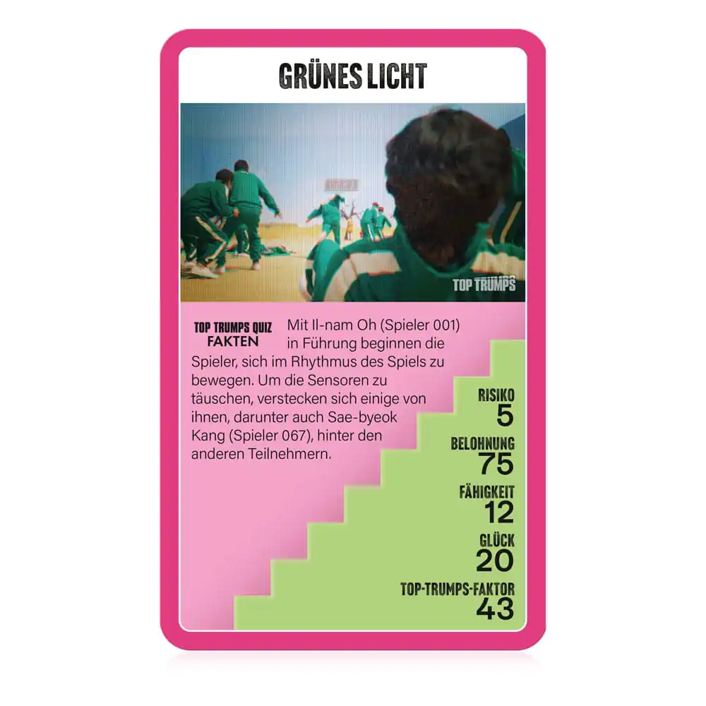 Squid Game Card Game Top Trumps Collectables *German Version* - zbirateljske karte fotografija izdelka