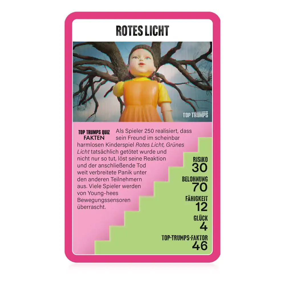 Squid Game Card Game Top Trumps Collectables *German Version* - zbirateljske karte fotografija izdelka
