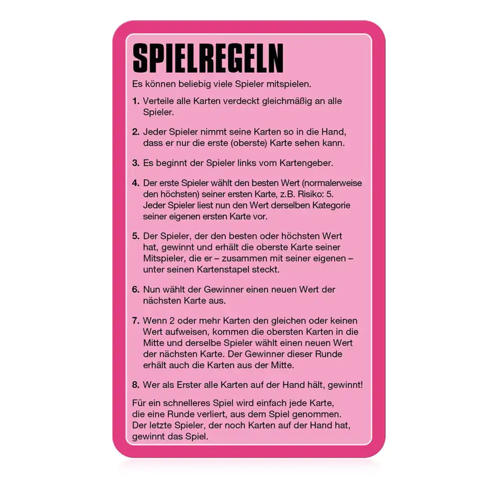 Squid Game Card Game Top Trumps Collectables *German Version* - zbirateljske karte fotografija izdelka