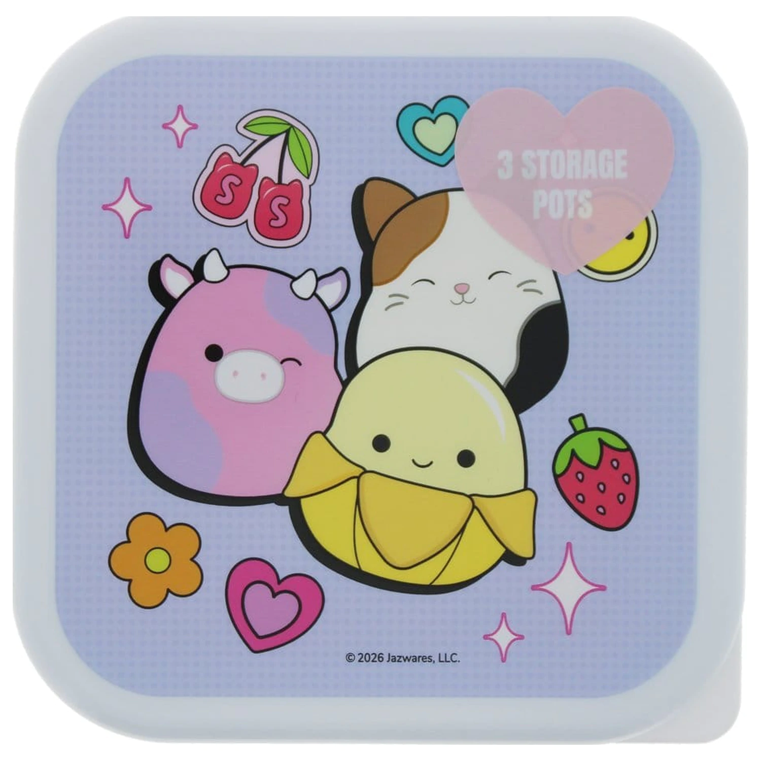 Squishmallows škatle za prigrizke, 3-paket fotografija izdelka