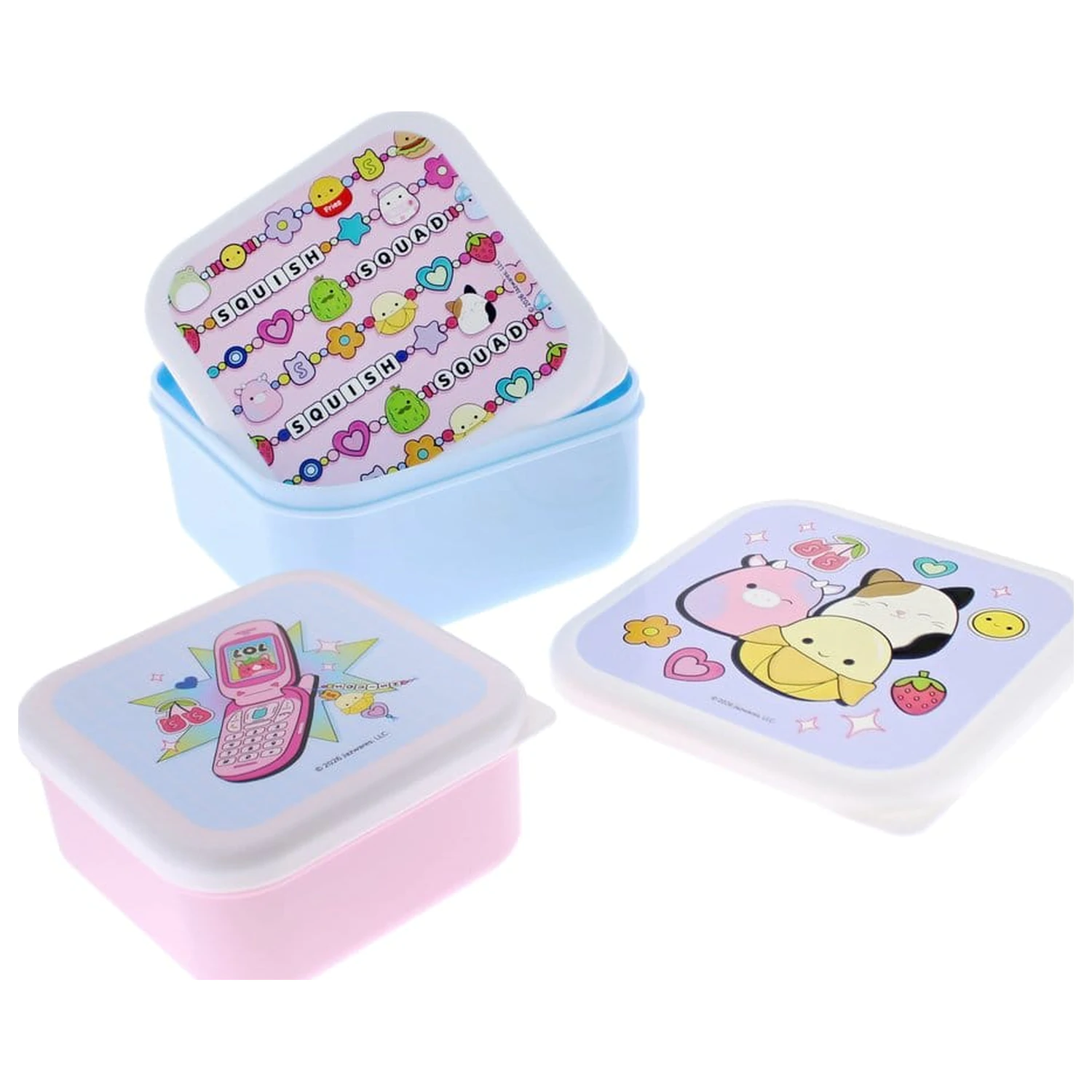 Squishmallows škatle za prigrizke, 3-paket fotografija izdelka