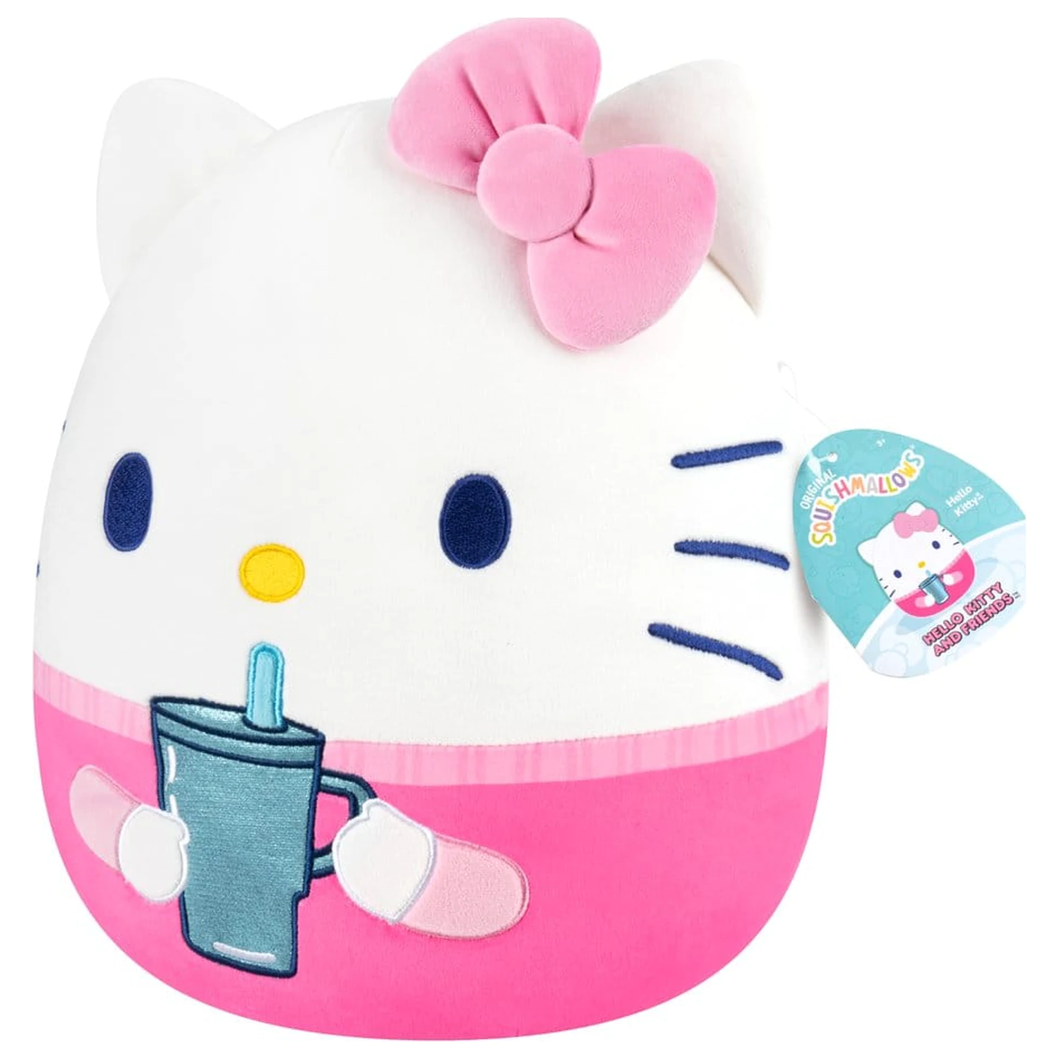 Squishmallows Hello Kitty and Friends Plišasta Hello Kitty skodelica 30 cm fotografija izdelka