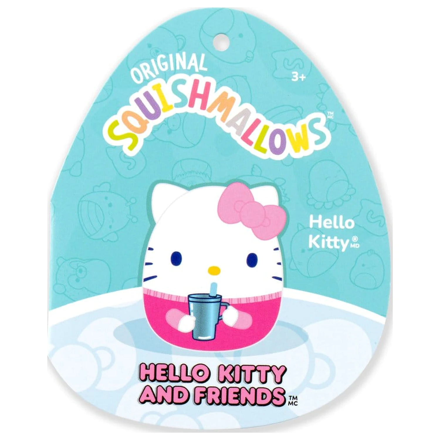 Squishmallows Hello Kitty and Friends Plišasta Hello Kitty skodelica 30 cm fotografija izdelka