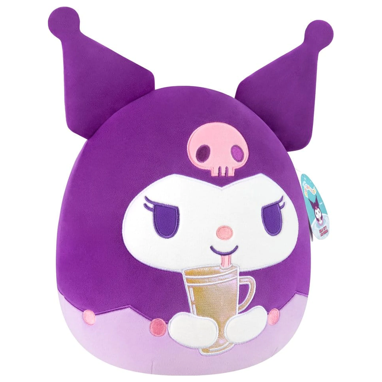 Squishmallows Hello Kitty and Friends Pliš Kuromi skodelica 30 cm fotografija izdelka