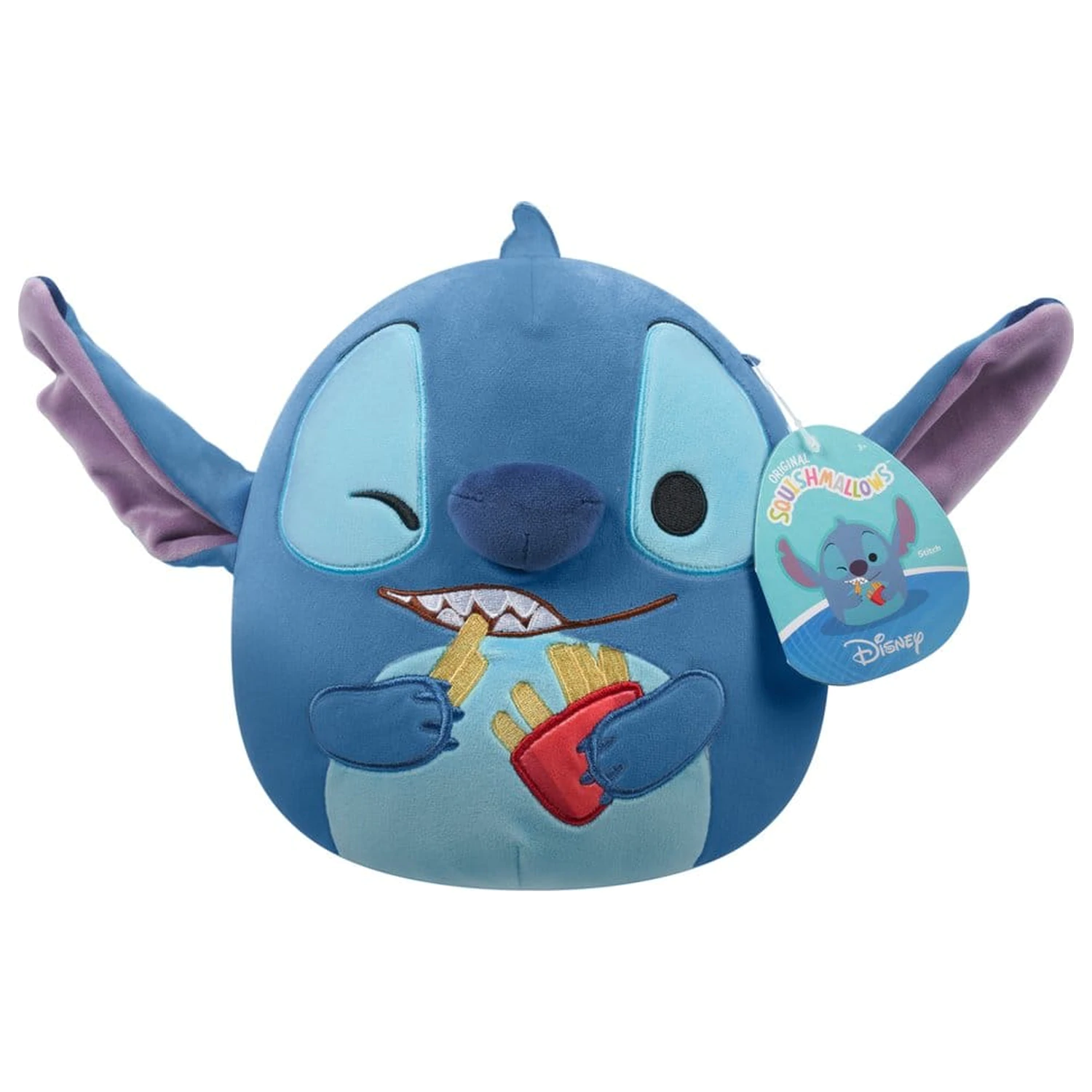 Squishmallows Plush Stitch (Holding French Fries) 20 cm fotografija izdelka