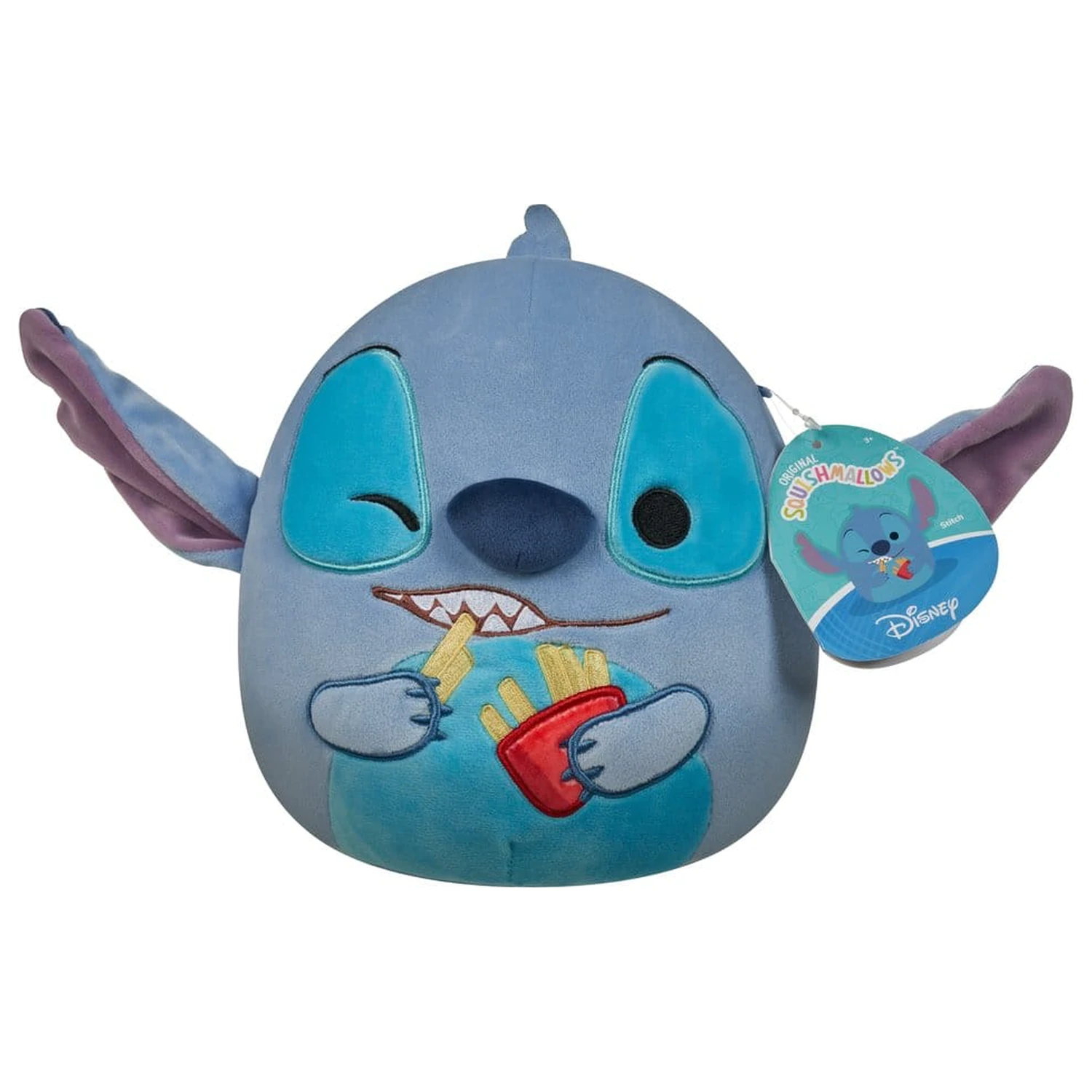Squishmallows Plush Stitch (Holding French Fries) 20 cm fotografija izdelka