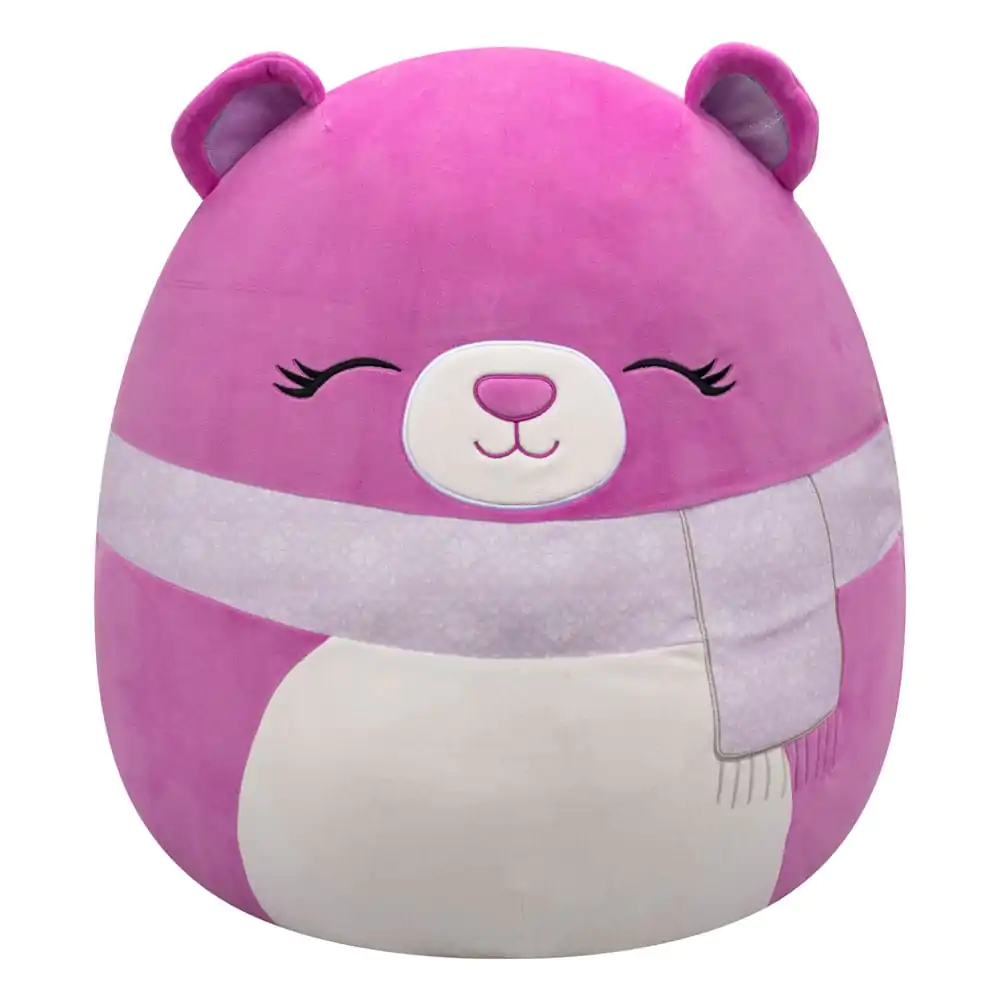 Squishmallows Plišasta Figura Vijoličen Medved z Zaprtimi Očmi in Šalom Crisanta 50 cm fotografija izdelka