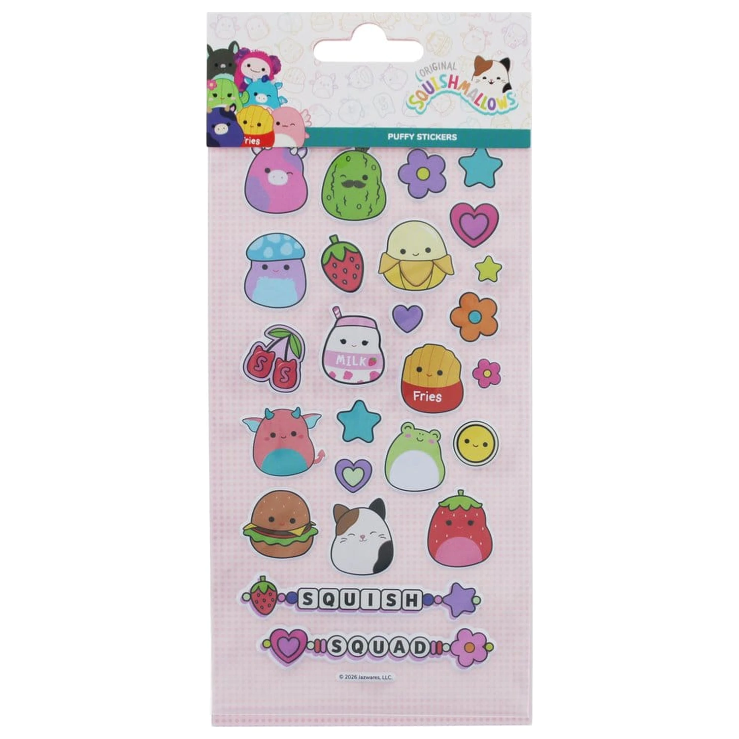 Squishmallows komplet Super Puffy nalepk fotografija izdelka