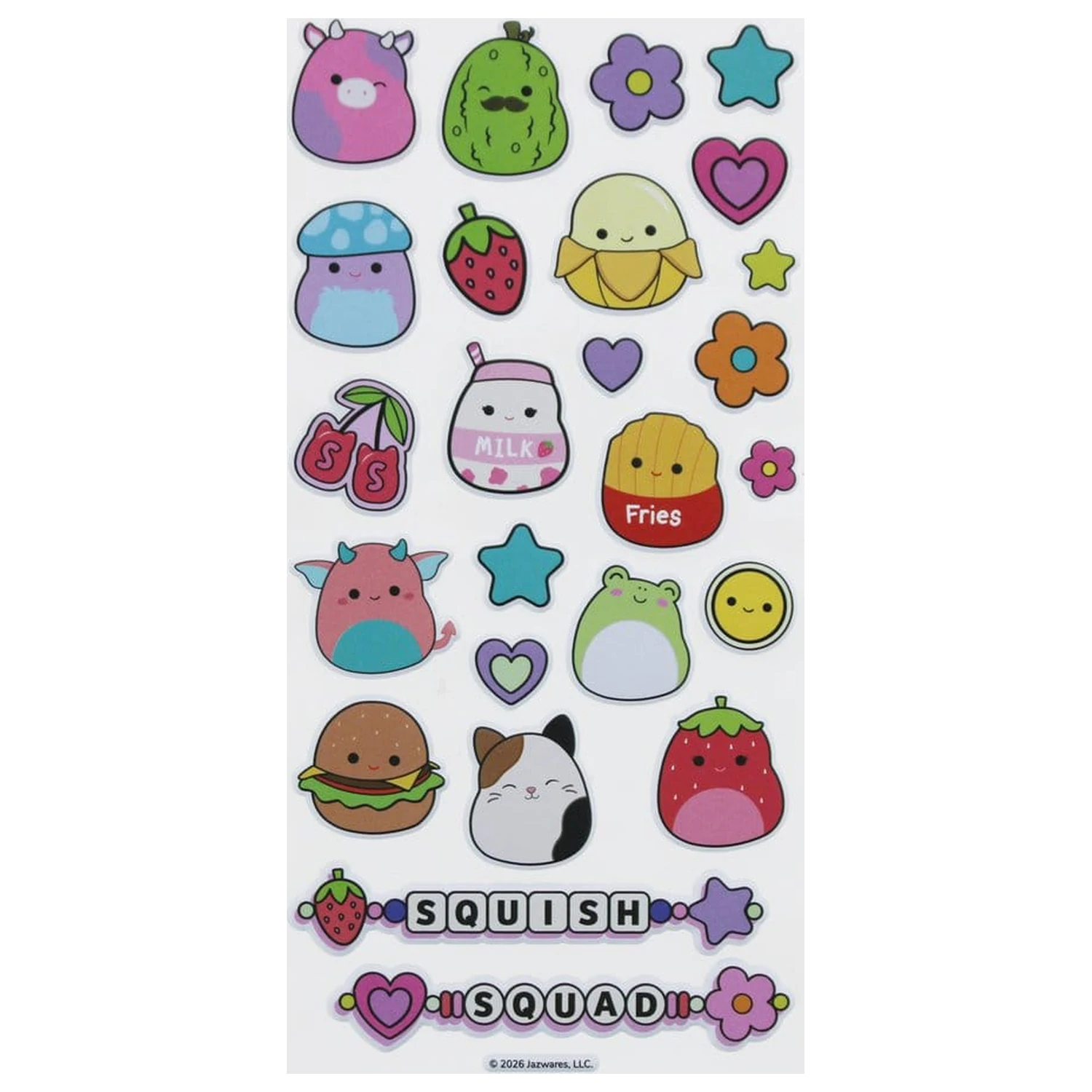 Squishmallows komplet Super Puffy nalepk fotografija izdelka
