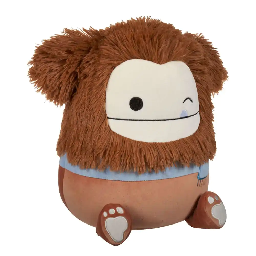 Squishmallows Plišasta Figura Mežikajoči Rjavi Bigfoot s Šalom Benny 30 cm fotografija izdelka