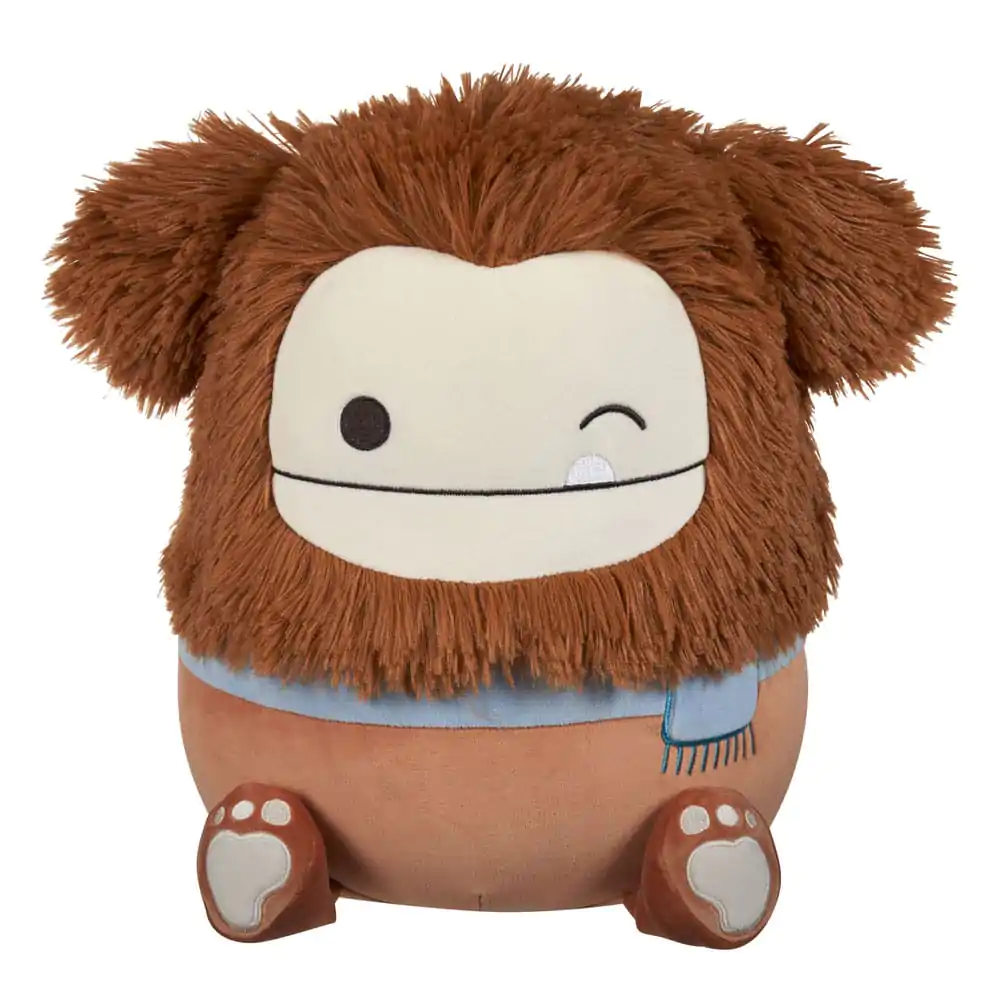 Squishmallows Plišasta Figura Mežikajoči Rjavi Bigfoot s Šalom Benny 30 cm fotografija izdelka