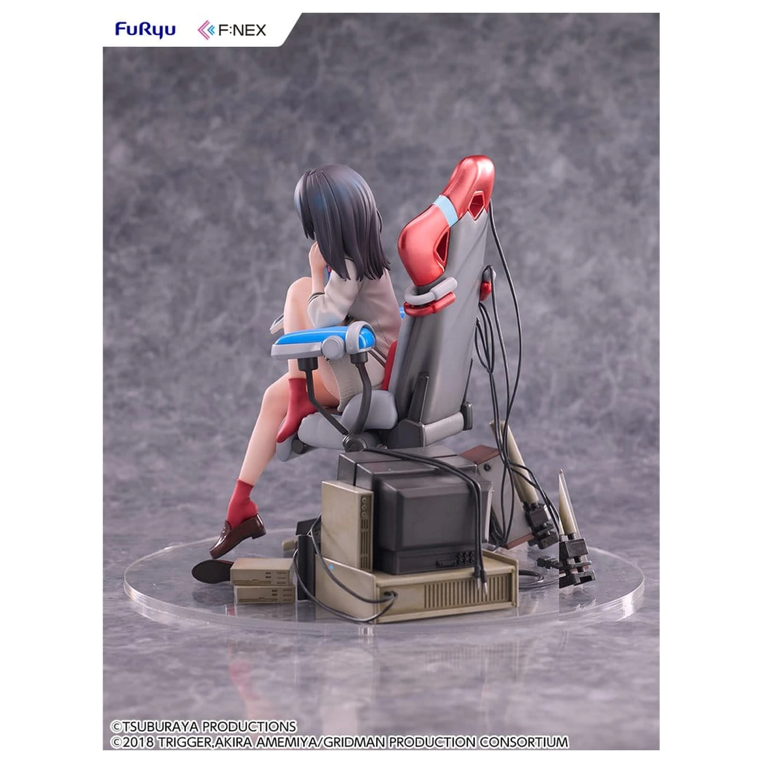 SSSS. Gridman Universe F:NEX PVC Kip Rikka Takarada Gaming Chair Ver. 19 cm fotografija izdelka