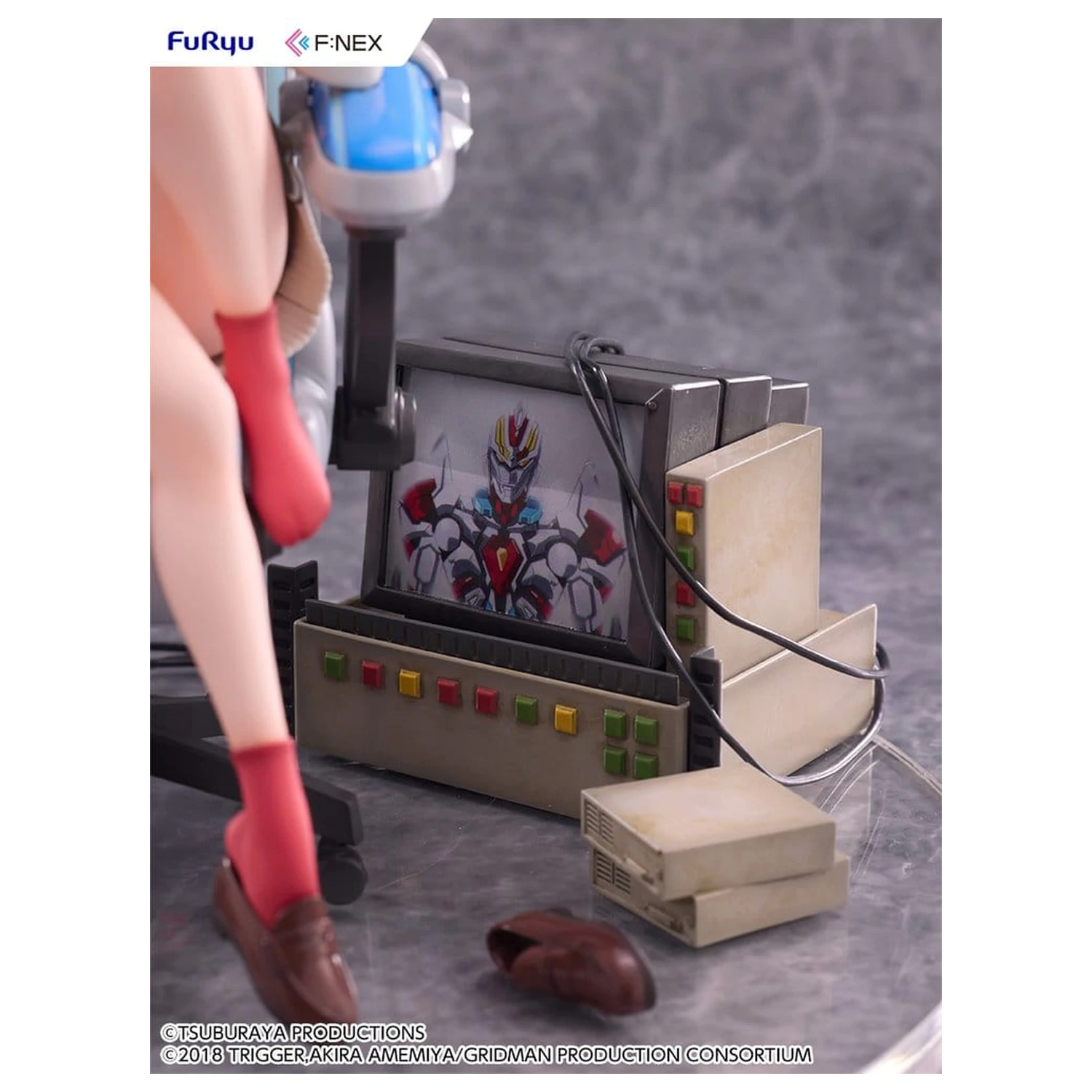 SSSS. Gridman Universe F:NEX PVC Kip Rikka Takarada Gaming Chair Ver. 19 cm fotografija izdelka