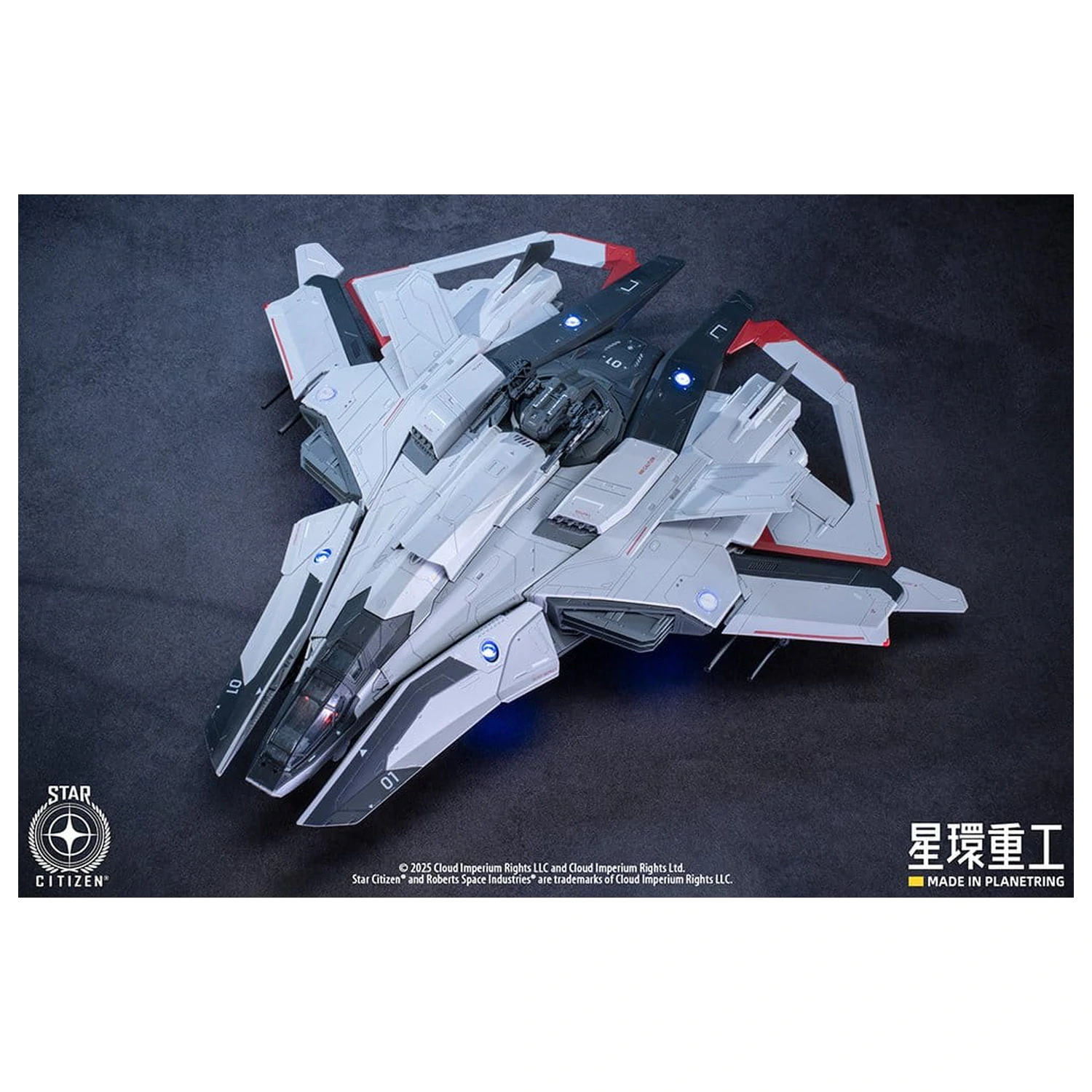 Star Citizen plastični model Komplet 1/100 Anvil F8C Lightning 25 cm fotografija izdelka