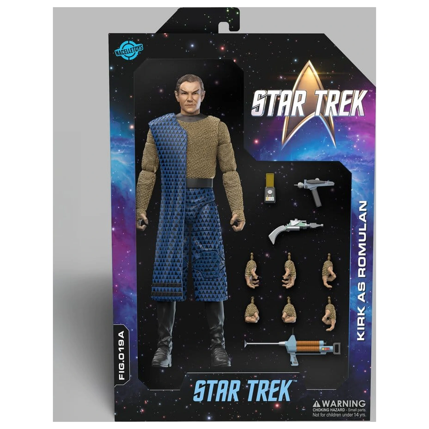 Star Trek 1/10 akcijska figura Kirk as Romulan (The Enterprise Incident) 16 cm fotografija izdelka