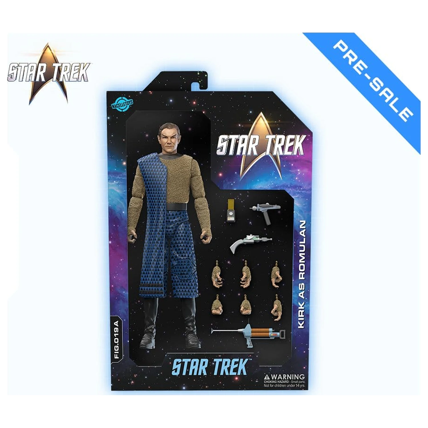 Star Trek 1/10 akcijska figura Kirk as Romulan (The Enterprise Incident) 16 cm fotografija izdelka