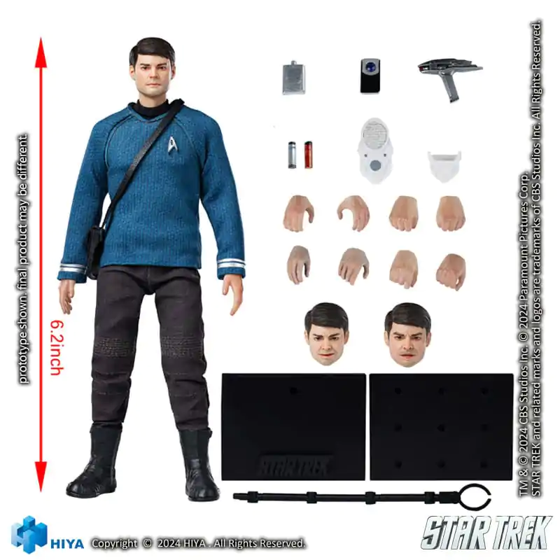 Star Trek 2009 Exquisite Super Series Akcijska figura 1/12 McCoy 16 cm fotografija izdelka