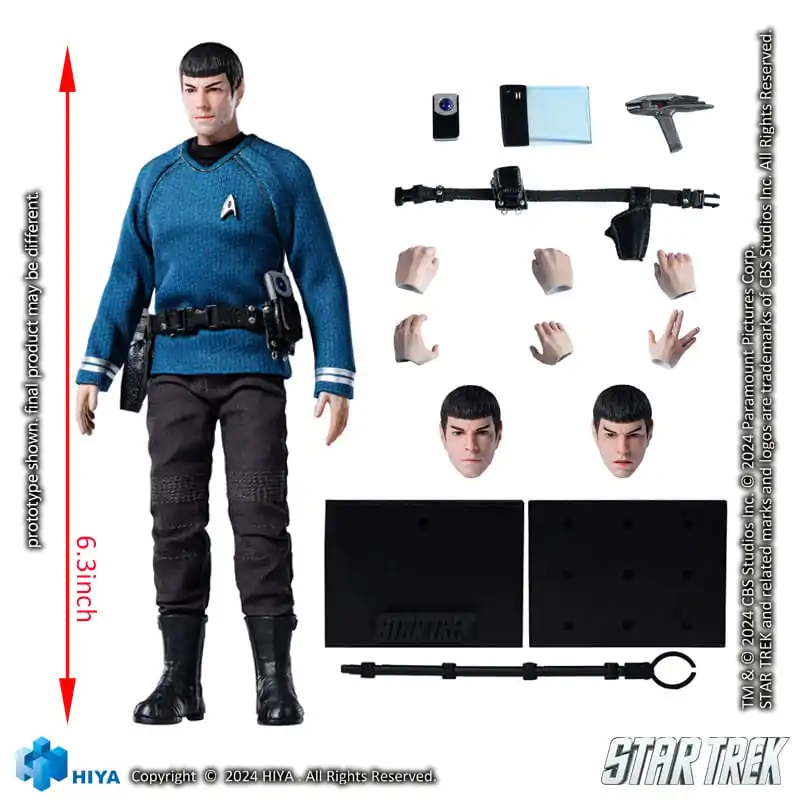 Star Trek 2009 Exquisite Super Series Akcijska Figura 1/12 Spock 16 cm fotografija izdelka