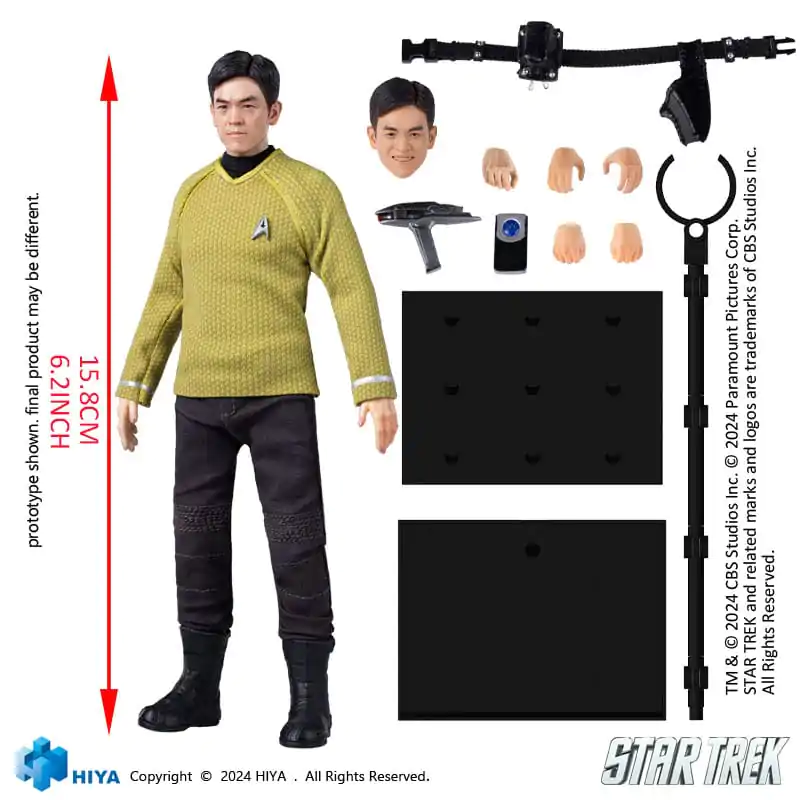 Star Trek 2009 Exquisite Super Series Akcijska Figura 1/12 Sulu 16 cm fotografija izdelka