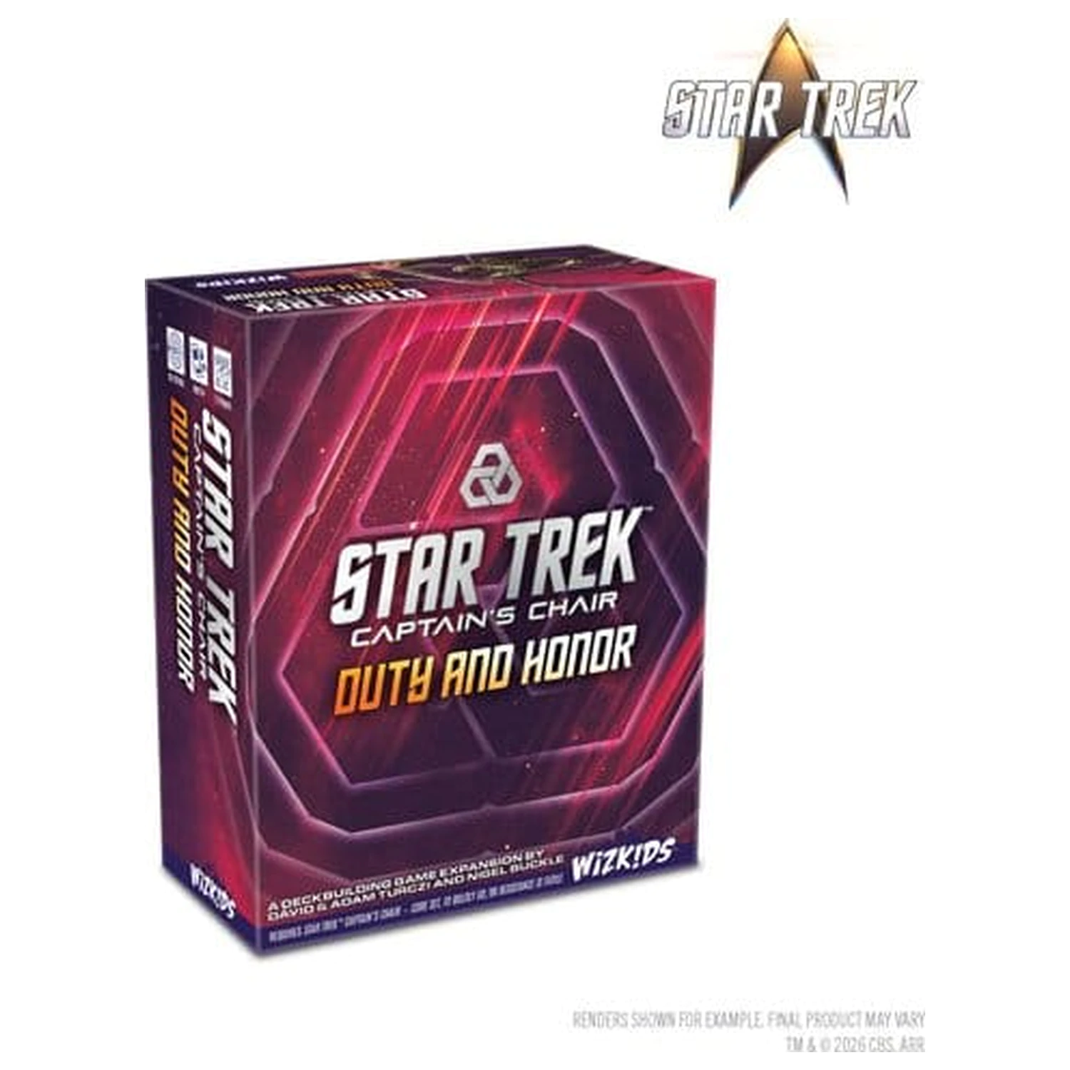 Star Trek: Captain's Chair Card Game: Dolžnost in čast *angleška različica* fotografija izdelka