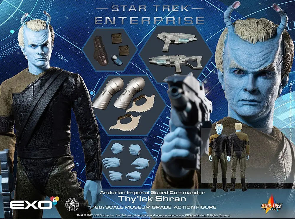 Star Trek: Enterprise Akcijska figura 1/6 Thy'lek Shran 29 cm fotografija izdelka