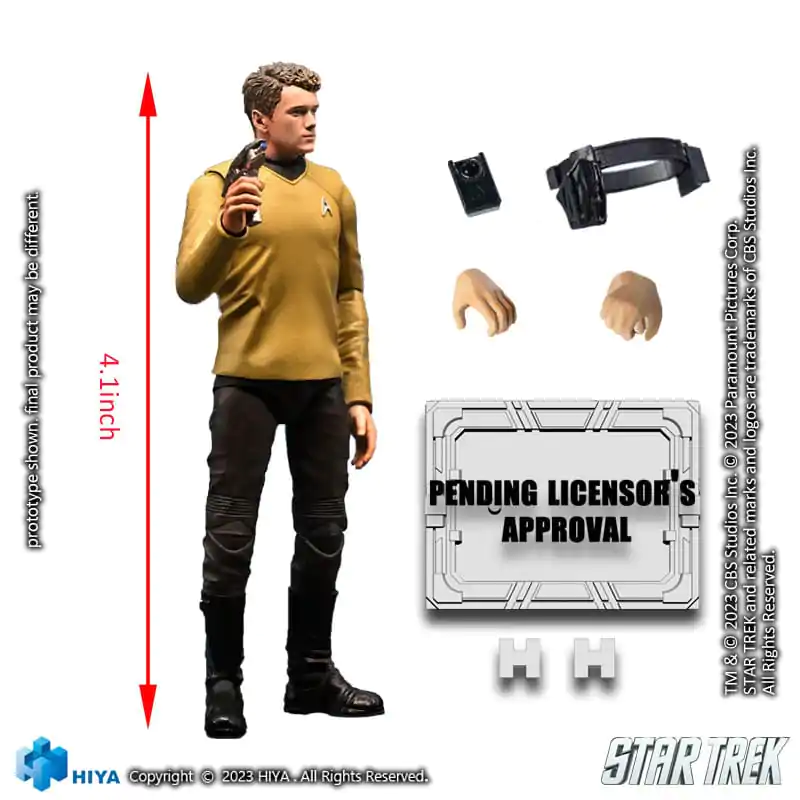 Star Trek Exquisite Mini akcijska figura 1/18 Star Trek 2009 Chekov 10 cm fotografija izdelka