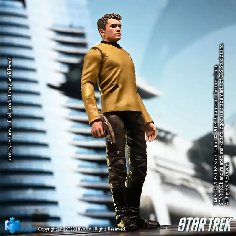 Star Trek Exquisite Mini akcijska figura 1/18 Star Trek 2009 Chekov 10 cm fotografija izdelka