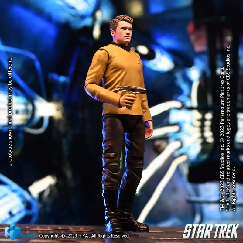 Star Trek Exquisite Mini akcijska figura 1/18 Star Trek 2009 Chekov 10 cm fotografija izdelka