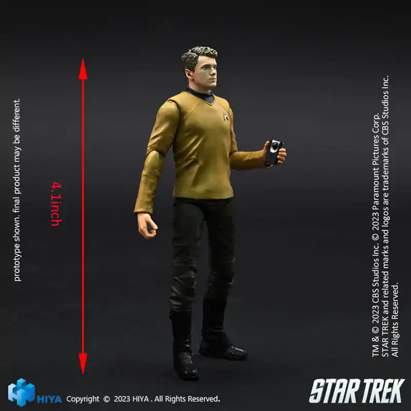 Star Trek Exquisite Mini akcijska figura 1/18 Star Trek 2009 Chekov 10 cm fotografija izdelka