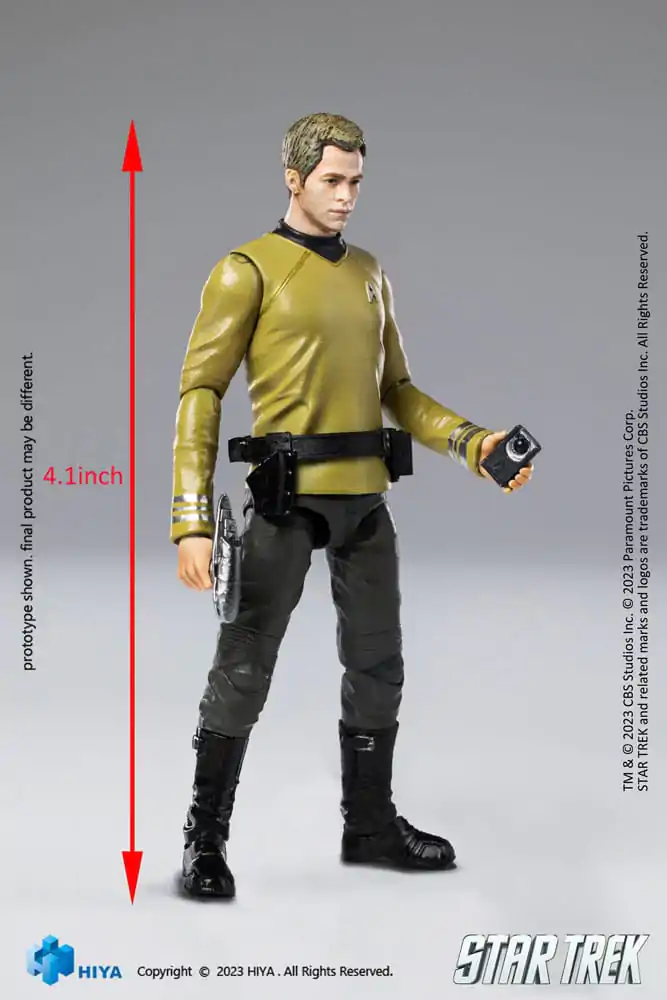 Star Trek Exquisite Mini akcijska figura 1/18 Star Trek 2009 Kirk 10 cm fotografija izdelka