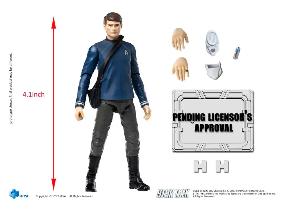 Star Trek Izvrstna Mini Akcijska Figura 1/18 Star Trek 2009 McCoy 10 cm fotografija izdelka