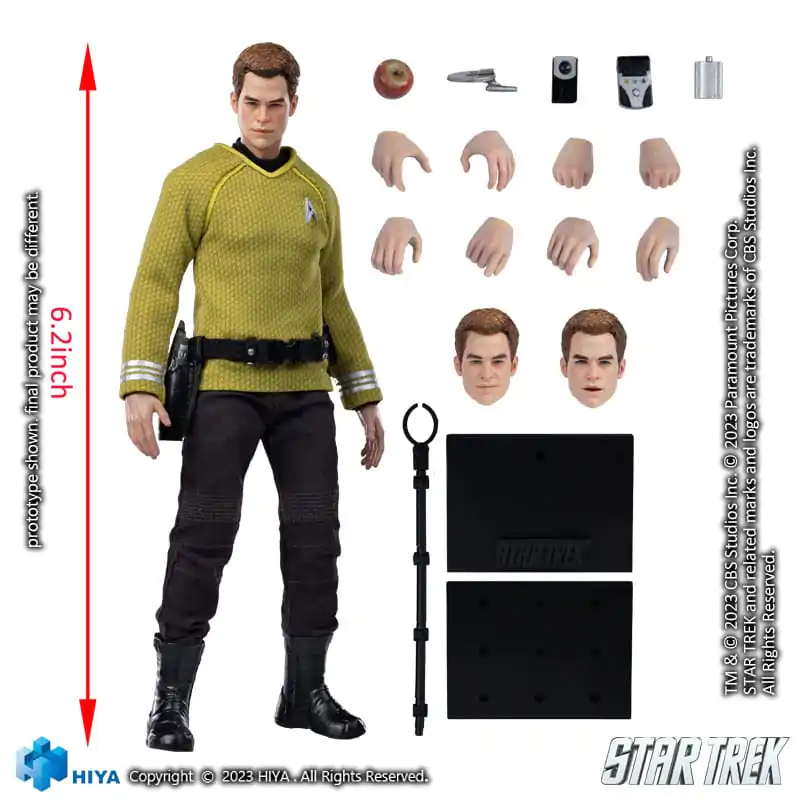 Star Trek Exquisite Super Series Akcijska Figura 1/12 Kirk 16 cm fotografija izdelka