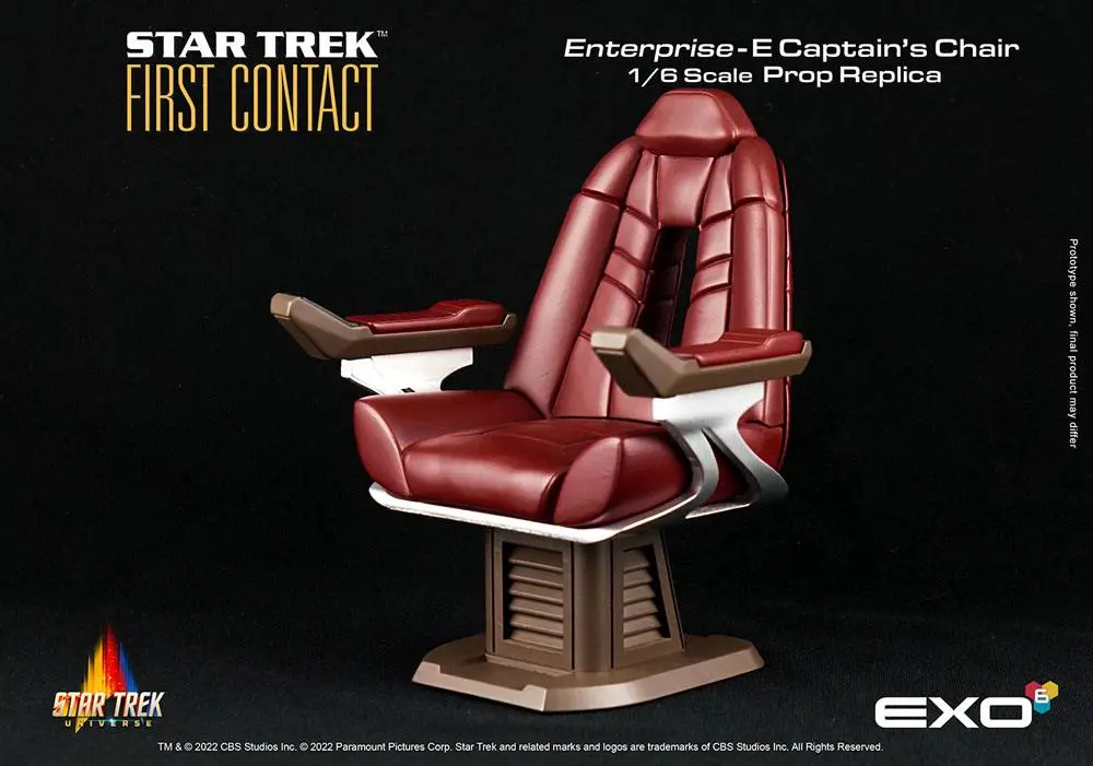 Star Trek: First Contact Replika 1/6 Kapitanov Stol Enterprise-E 15 cm fotografija izdelka