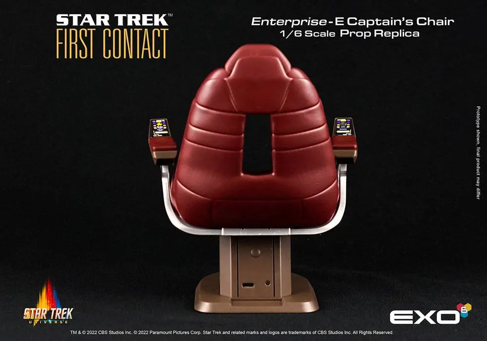 Star Trek: First Contact Replika 1/6 Kapitanov Stol Enterprise-E 15 cm fotografija izdelka