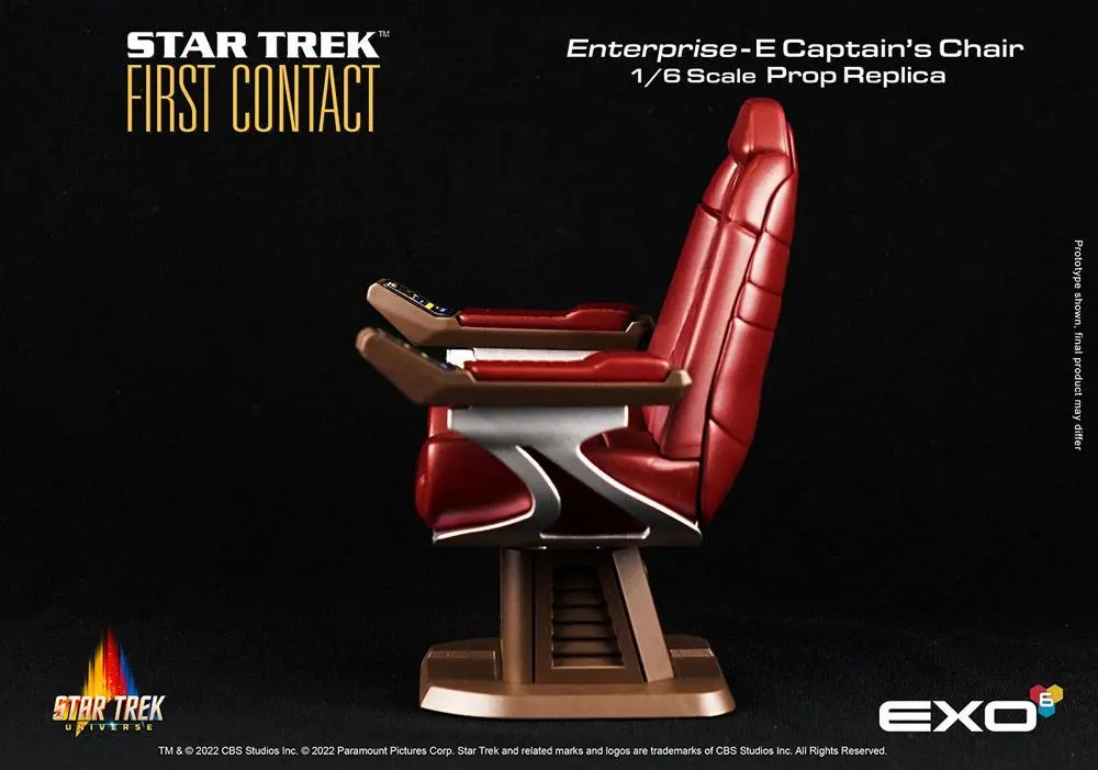 Star Trek: First Contact Replika 1/6 Kapitanov Stol Enterprise-E 15 cm fotografija izdelka