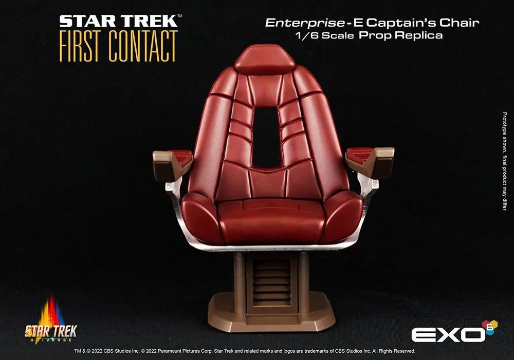 Star Trek: First Contact Replika 1/6 Kapitanov Stol Enterprise-E 15 cm fotografija izdelka