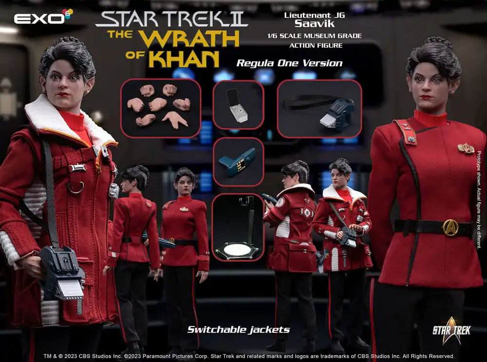 Star Trek II: The Wrath of Khan akcijska figura 1/6 Lt. Saavik (Regula One Version) 28 cm fotografija izdelka